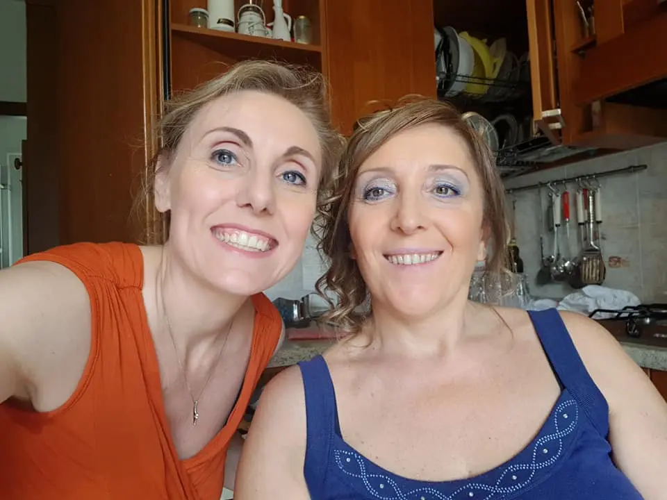 Trucco a Nunzia, mamma dello sposo