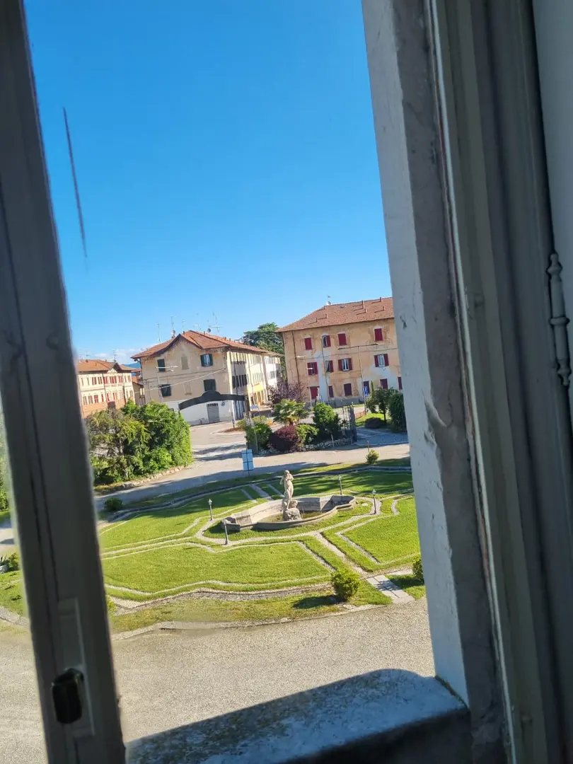 Vista del giardino di Villa Borghi